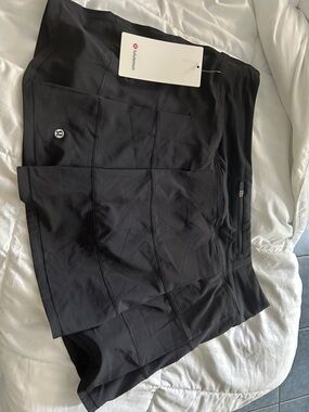 lululemon athletica Black Athletic Skirt with Built-In Shorts